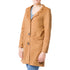 Cappotto marrone scamosciato da donna Swish Jeans, Abbigliamento Donna, SKU j612000038, Immagine 0